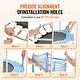 preview thumbnail 8 of 19, 55" Kids Trampoline with Safety Net and 3 Adjustable Heights Ideal for Indoors or Outdoors