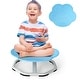 preview thumbnail 1 of 8, Costway Kids Sensory Swivel Chair with Non-Slip Metal Base for - See Details Blue - See Details