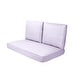 preview thumbnail 112 of 163, Haven Way Universal Outdoor Deep Seat Loveseat Cushion Set 46x26 - Lilac