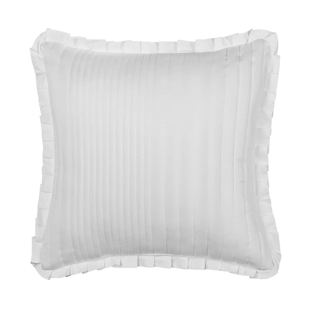 Savannah 20" Square Quilted Decorative Throw Pillow