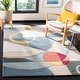 preview thumbnail 3 of 51, SAFAVIEH Rodeo Drive Necibe Hand-tufted Wool Retro Area Rug 2'6" x 4'6" - Blue/Multi