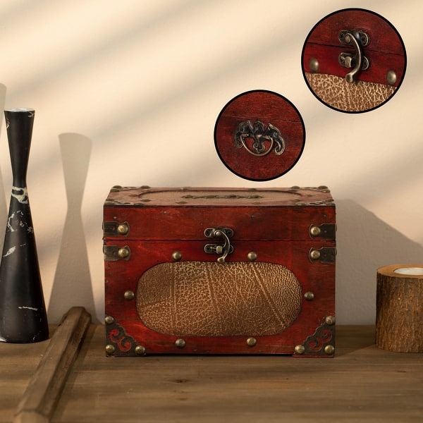 Antique Wooden Recipe Card Box