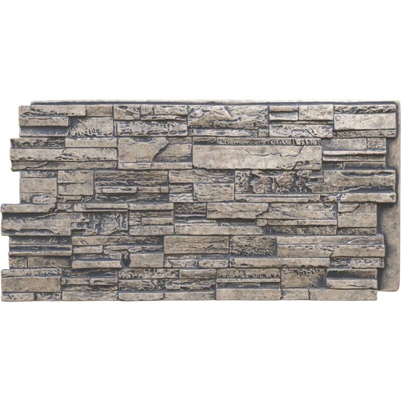 Cascade Stacked Stone, EverStone Faux Stone Siding Panel