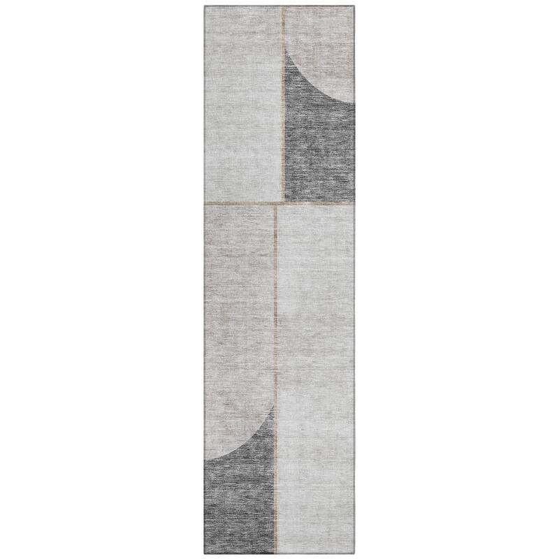Machine Washable Indoor/ Outdoor Chantille Simple Modern Rug