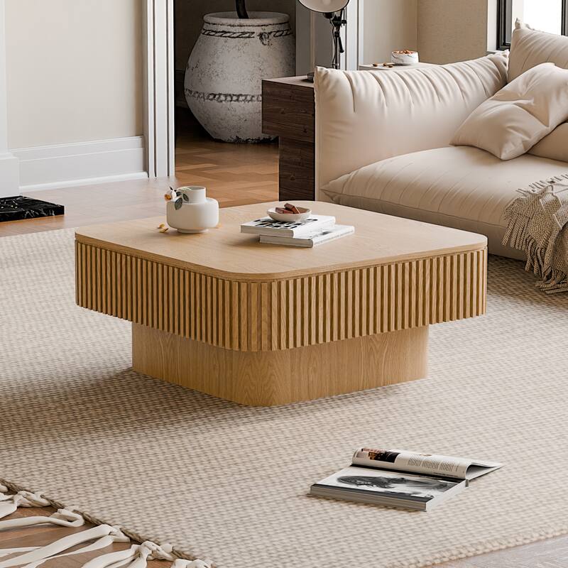 31.5'' Square Coffee Table with Storage