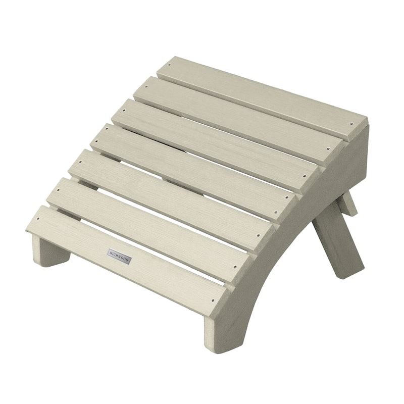 HIGHWOOD Folding and Reclining Adirondack Chair with Folding Ottoman