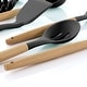 preview thumbnail 4 of 3, MegaChef 9 Piece Gray Silicone and Wood Kitchen Utensil Set