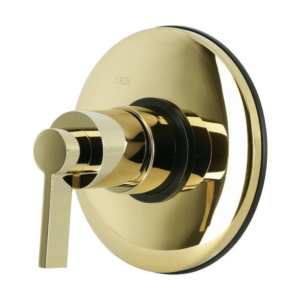 slide 2 of 11, Kingston Brass NuvoFusion Single Handle Volume Control Valve Trim - Polished Brass