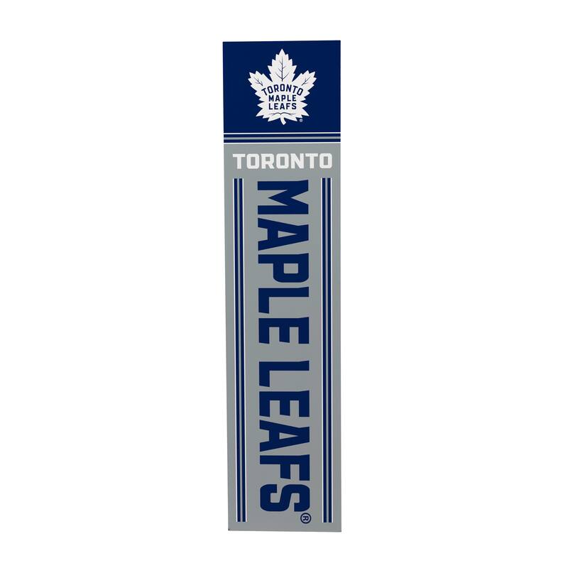 47" Double Sided Seasonal Porch Leaner, Toronto Maple Leafs - 47" x 11.25"