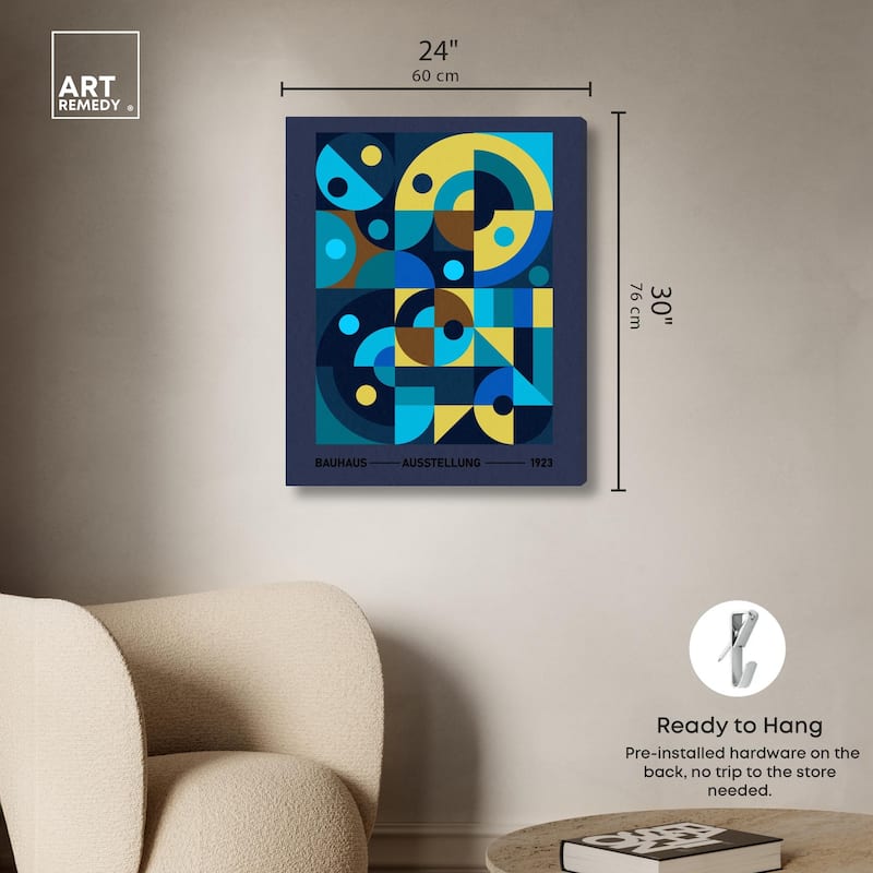 Bauhaus Canvas by Art Remedy, Gallery Wrapped