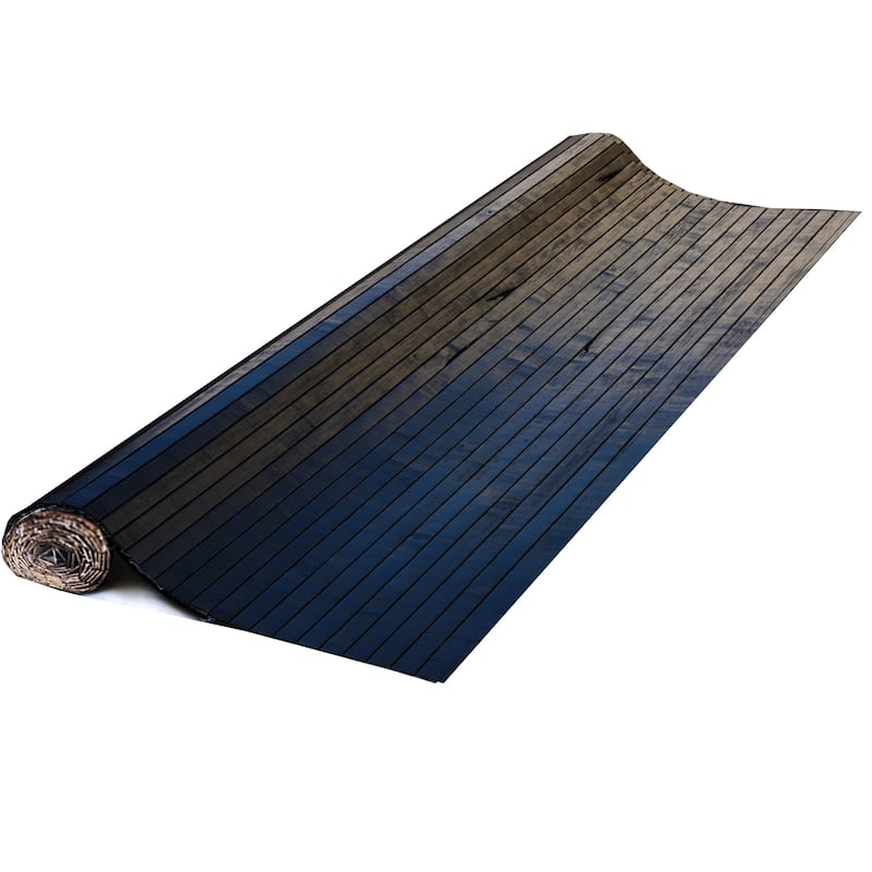 Bamboo Wall Panel Interior Decor Wainscoting Wall Paneling 4 FT x 8 FT - Ebony
