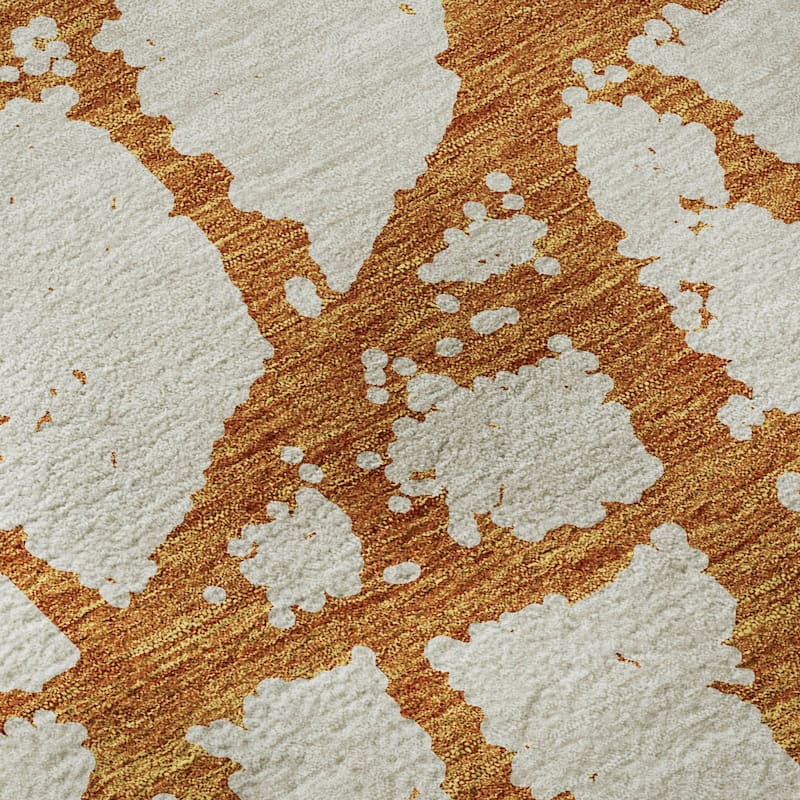 Premium Washable Super Soft Modern Crackle Mayfield Rug