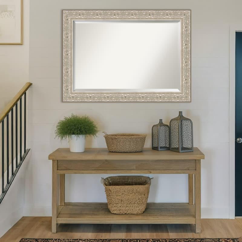 Luxe Beveled Framed Wall Mirror