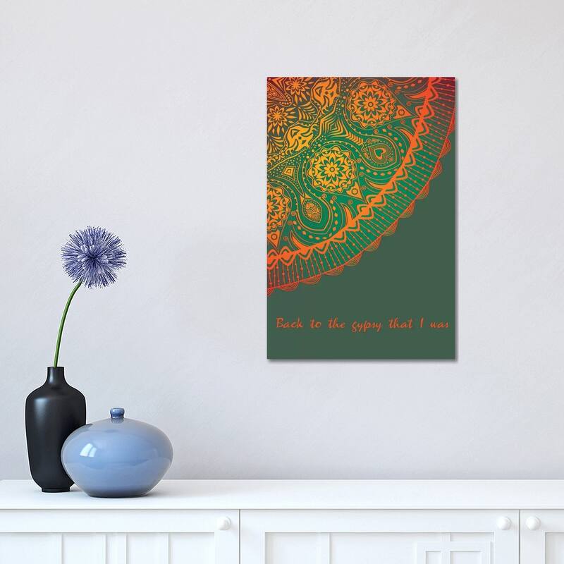 iCanvas "Gypsy - Fleetwood Mac" by WordsAndMusicArt Canvas Print - 18x12x1.5