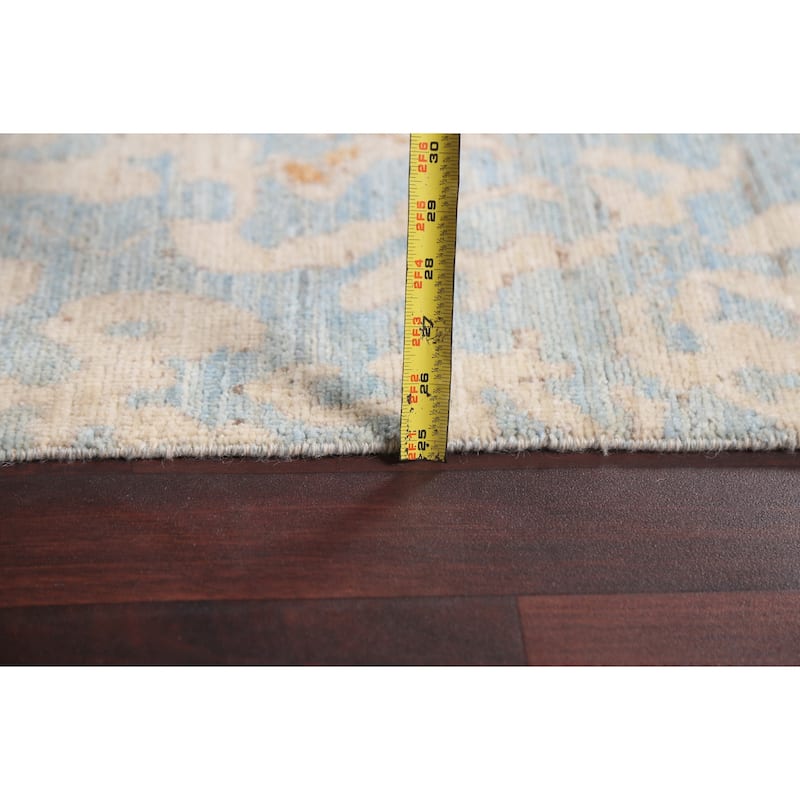 Vegetable Dye Abstract Oriental Living Room Area Rug Wool Hand-knotted - 8'9" x 11'11"