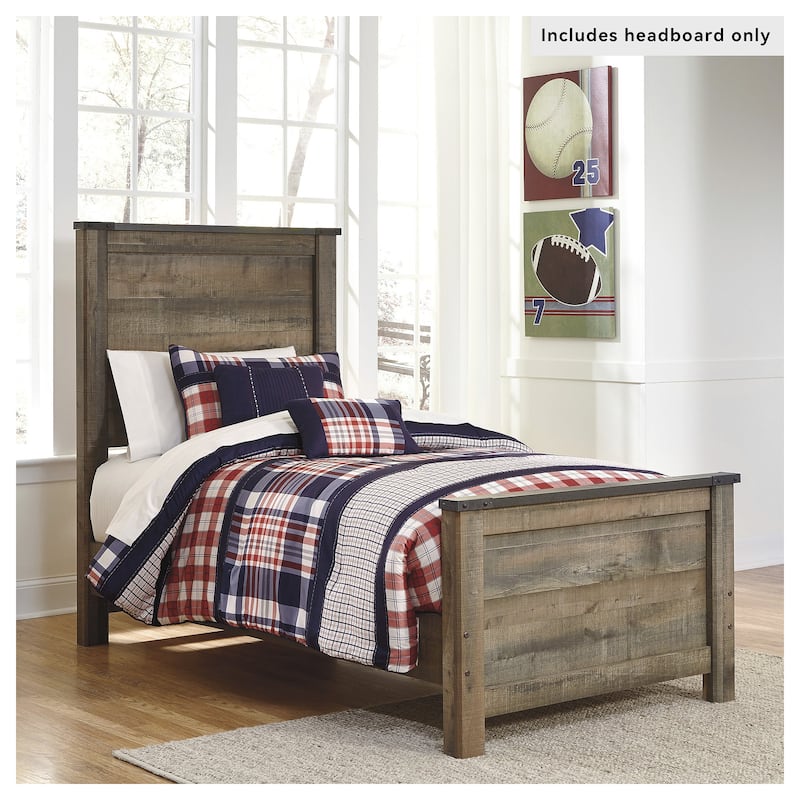 Trinell Brown Panel Headboard (Headboard Only) - Twin