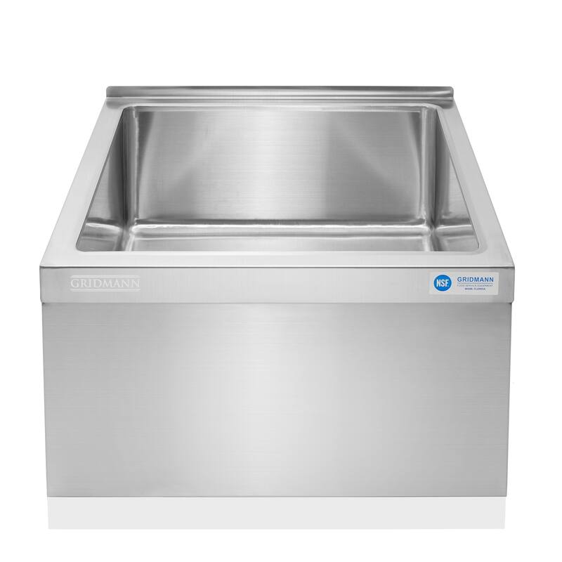 Stainless Steel Floor Mop Sinks NSF Certified