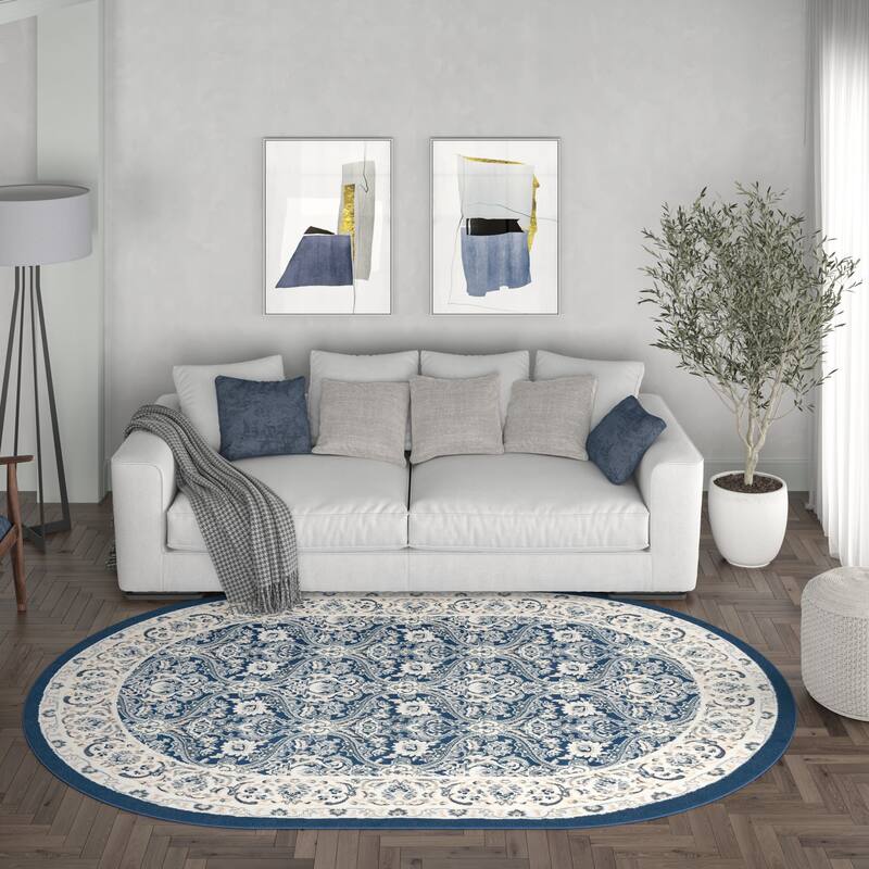Carrington Traditional Border Indoor Area Rug