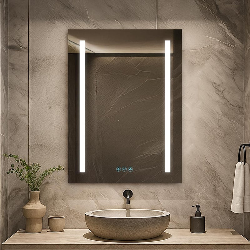 Blossom LED Lighted Medicine Cabinet with Mirror, Dimmable, Anti-Fog - 24x32" Right Hinge
