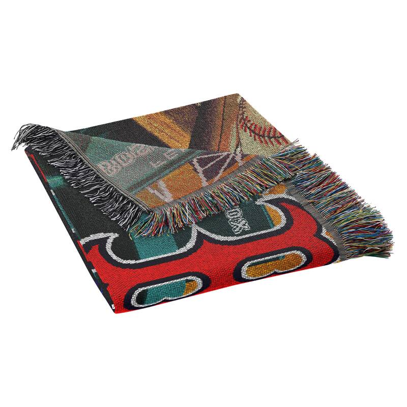MLB Woven Tapestry Throw Blanket