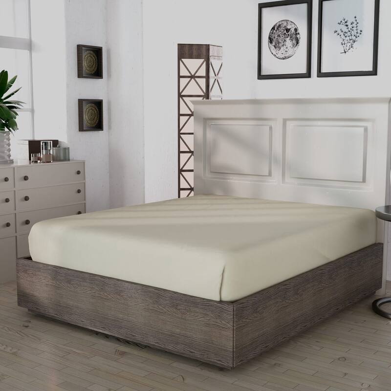 HOMESMART Beige polyester Embossed 6pcs Sheet Set Mothers Day Gifts