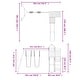 preview thumbnail 3 of 16, vidaXL Swing Set Outdoor Backyard Wooden Playground Equipment for Kids Age 3-8