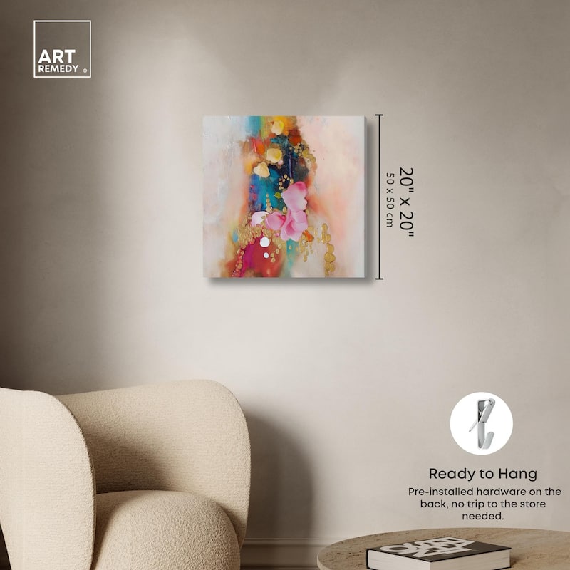 Explosive Rhythm II Canvas by Art Remedy, Gallery Wrapped