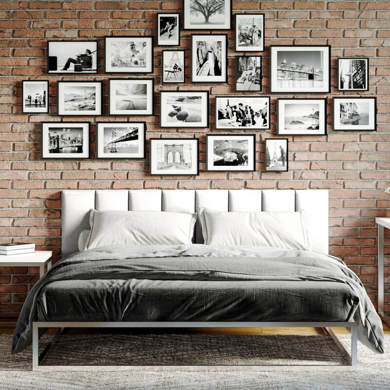 Jaxx Panelist Modern Padded Headboard - Set of 4 Wall Mounted Panels