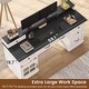 preview thumbnail 4 of 33, Executive Desk Drawers Home Office Desk Storage Cabinet