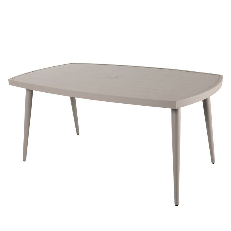 Outdoor Patio 7-Piece Dining Set with Seat and Cushions