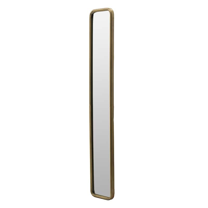 47" Full Length Mirror with Antique Gold Metal Frame