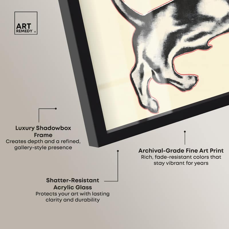 Martini Pup II Shadowbox by Art Remedy