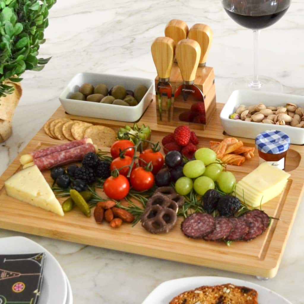 Picnic at Ascot - Bamboo Charcuterie Board