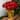 28" Red Artificial Christmas Poinsettia with Gold Wrapped Pot