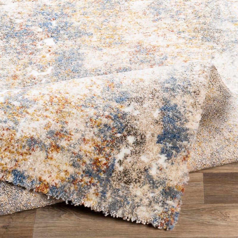 Livabliss Lari Plush Abstract Area Rug
