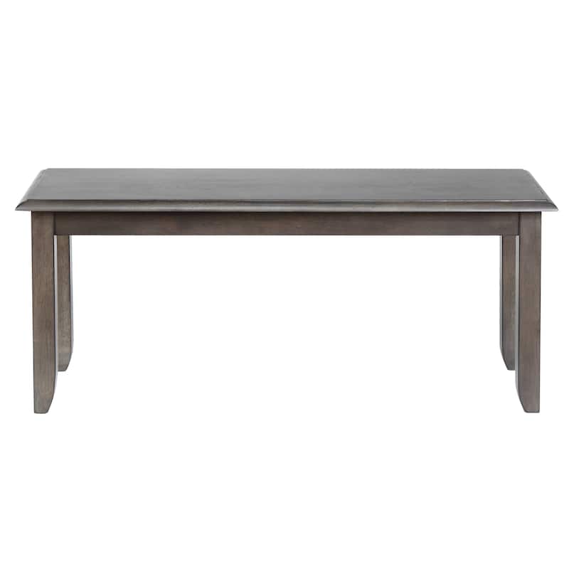 Wooden Dining Bench - 42" - Gray