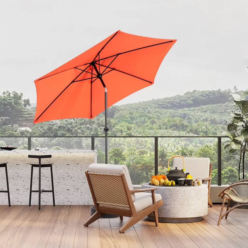 Topcraft 9ft Metal Tiltable Market Umbrella