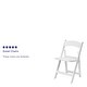preview thumbnail 31 of 65, Wood Folding Chair with Vinyl Padded Seat (Set of 2)