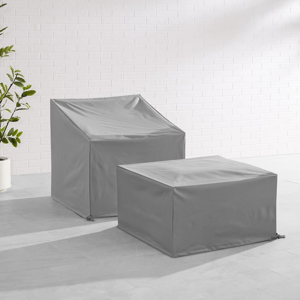 Crosley 2Pc Outdoor Furniture Cover Set - 33"d x 36.5"w x 30"h