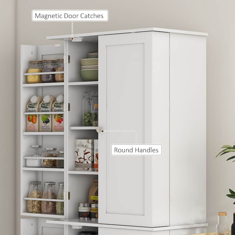 65" Kitchen Pantry Cabinet