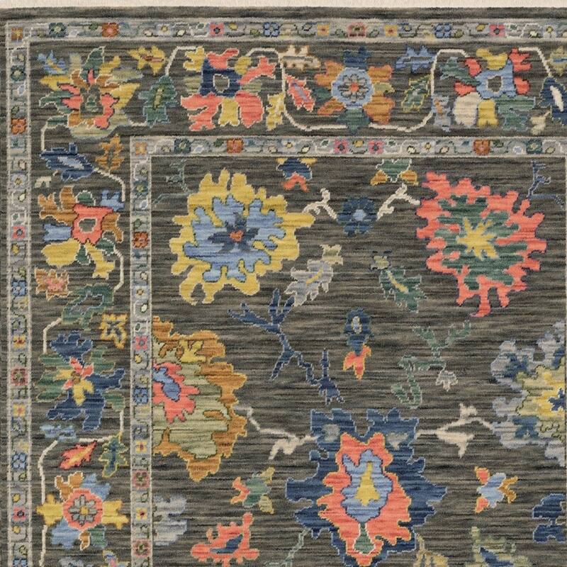 HomeRoots Oriental Traditional Rectangle Area Rug