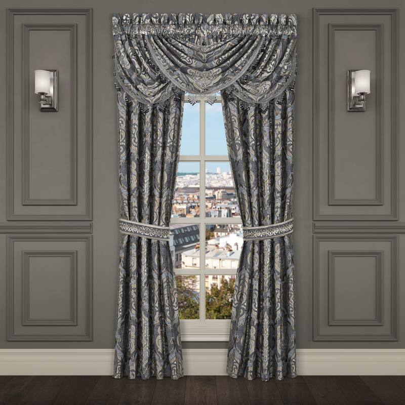 Amici Window Waterfall Valance - Powder Blue