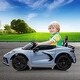 preview thumbnail 42 of 47, 12V Kids Ride on Car Licensed Corvette Battery Powered Car Toddles Electric Sports Car Toy with Remote Control
