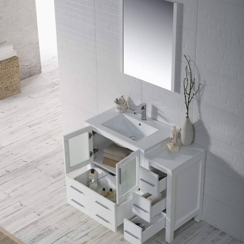 Blossom Sydney 42 Inch Solid Wood Bathroom Vanity with Sink & Cabinet