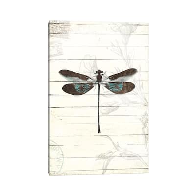 iCanvas "Dragonfly Look II" by Mlli Villa Canvas Print