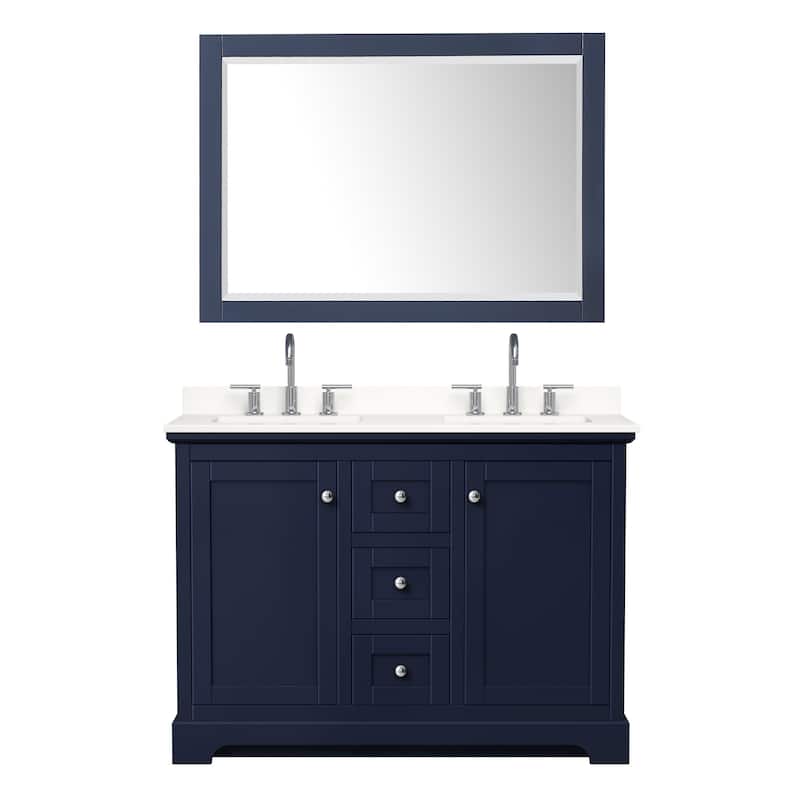 Wyndham Collection WCV232348D-QTZ-US3M46 Avery 48" Free Standing