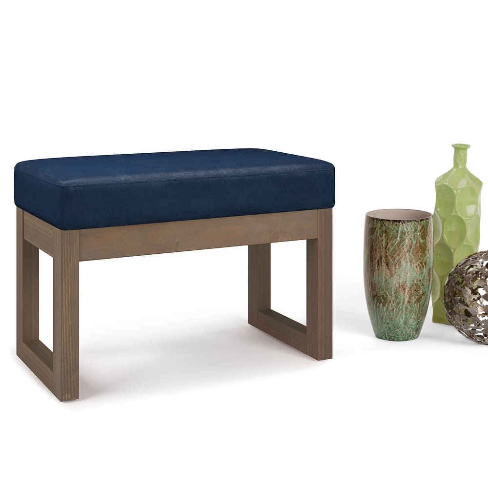 WYNDENHALL Madison 26 inch Wide Contemporary Rectangle Ottoman Bench