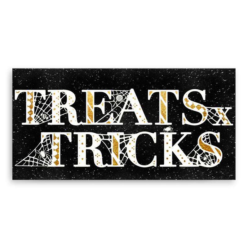 ChiChi Décor 'Treats & Tricks' Halloween Canvas Wall Art