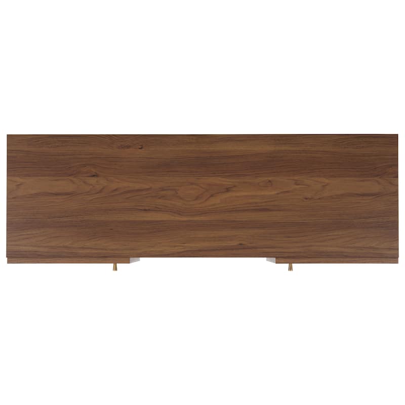 SAFAVIEH Kayleigh 2 Door 2-Shelf Media Stand - 47" W x 16" D x 21" H - 47Wx15Dx21H