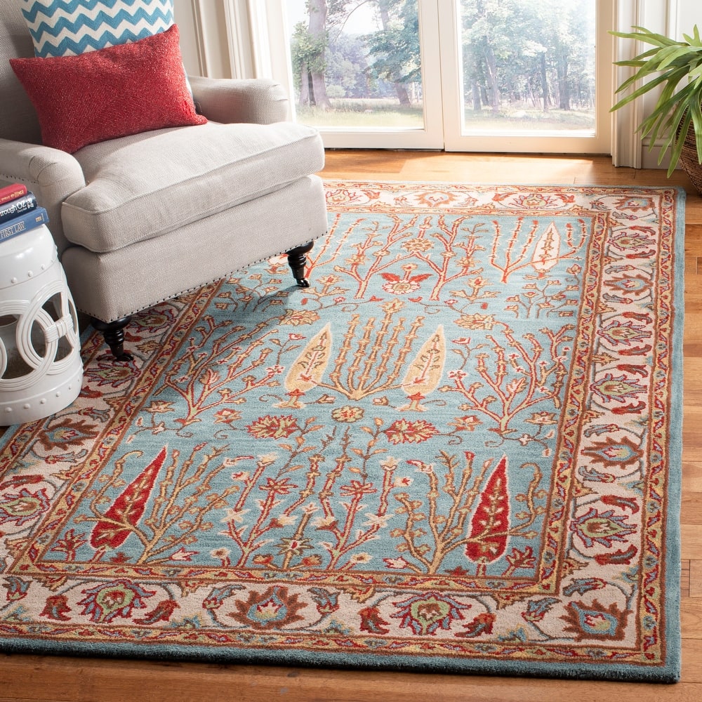 SAFAVIEH Handmade Heritage Sweet Heart Traditional Oriental Wool Rug